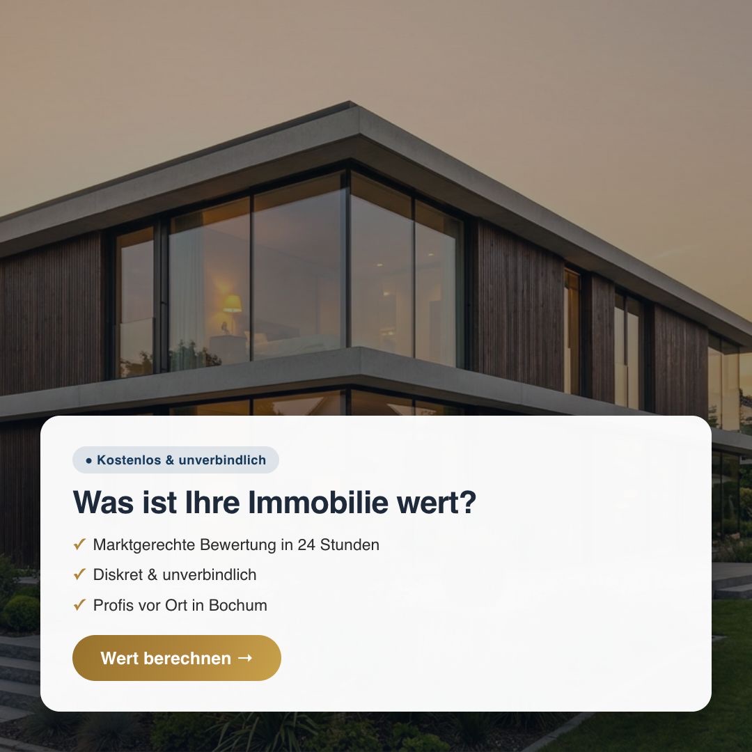 Werbeanzeige — Was ist Ihre Immobilie wert, kostenlos & unverbindlich